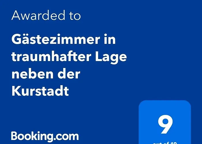 Gaestezimmer In Traumhafter Lage Neben Der Kurstadt